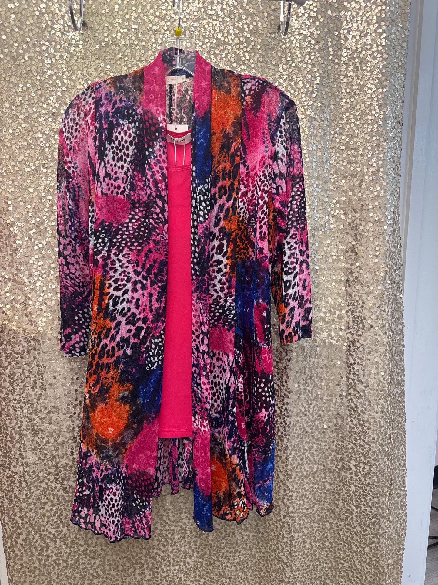 CREATIONS CARDIGAN & TANK 2PIECE SET