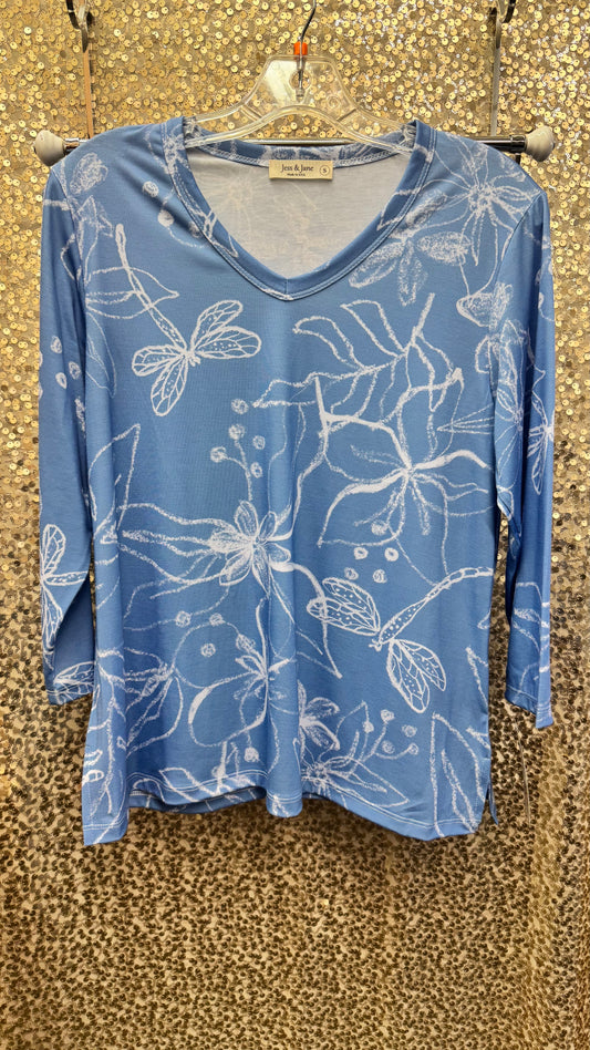 JJ DARLING V-NECK TOP