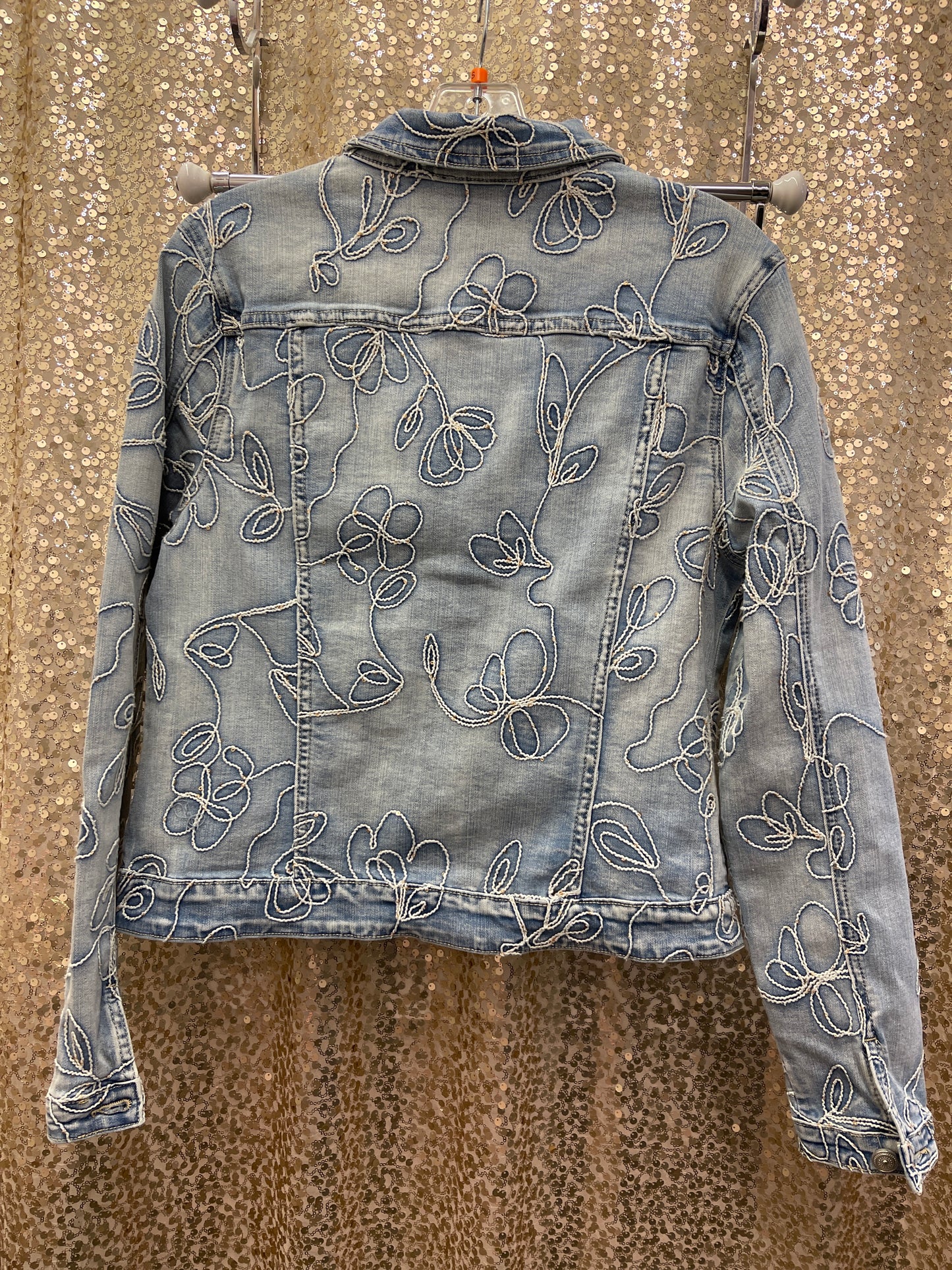 ORLY LIGHT DENIM EMB. JACKET