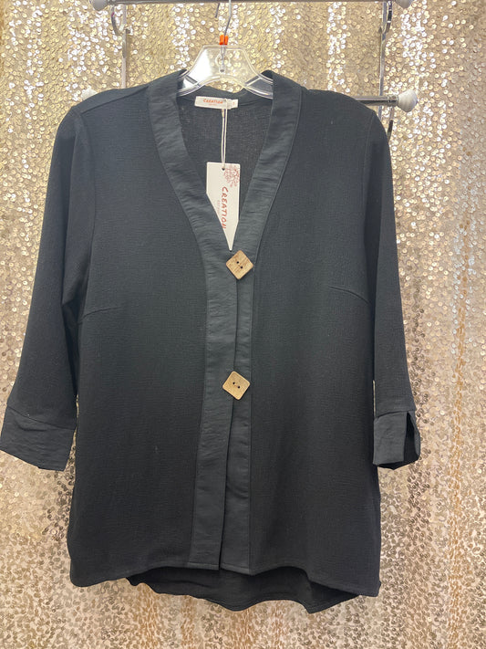 CREATIONS MESH CARDIGAN