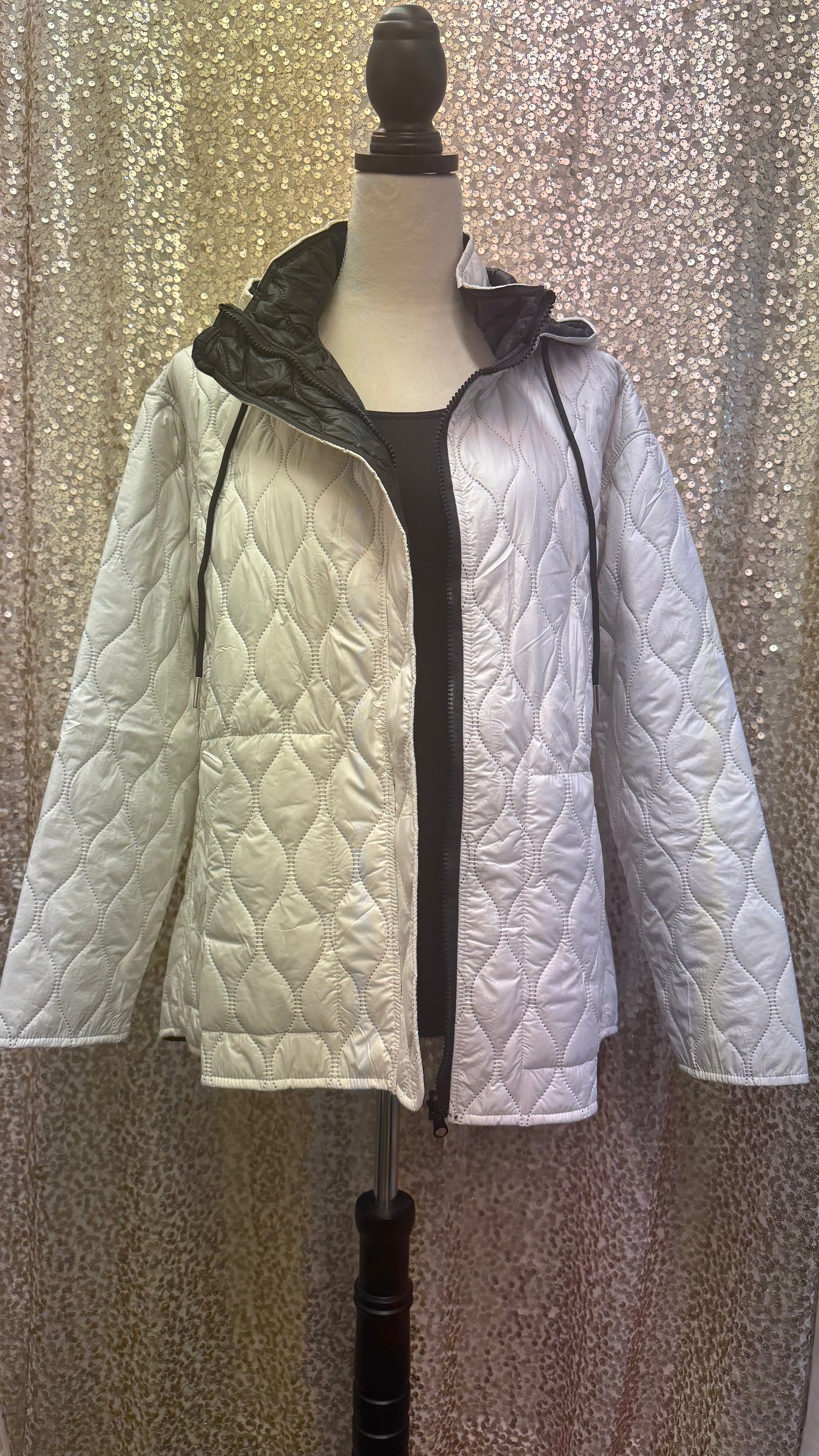 CREATIONS REVERSIBLE PARCHMENT JACKET