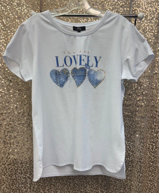 ORLY KNITTED TOP LOVELY SHORT SLEEVE