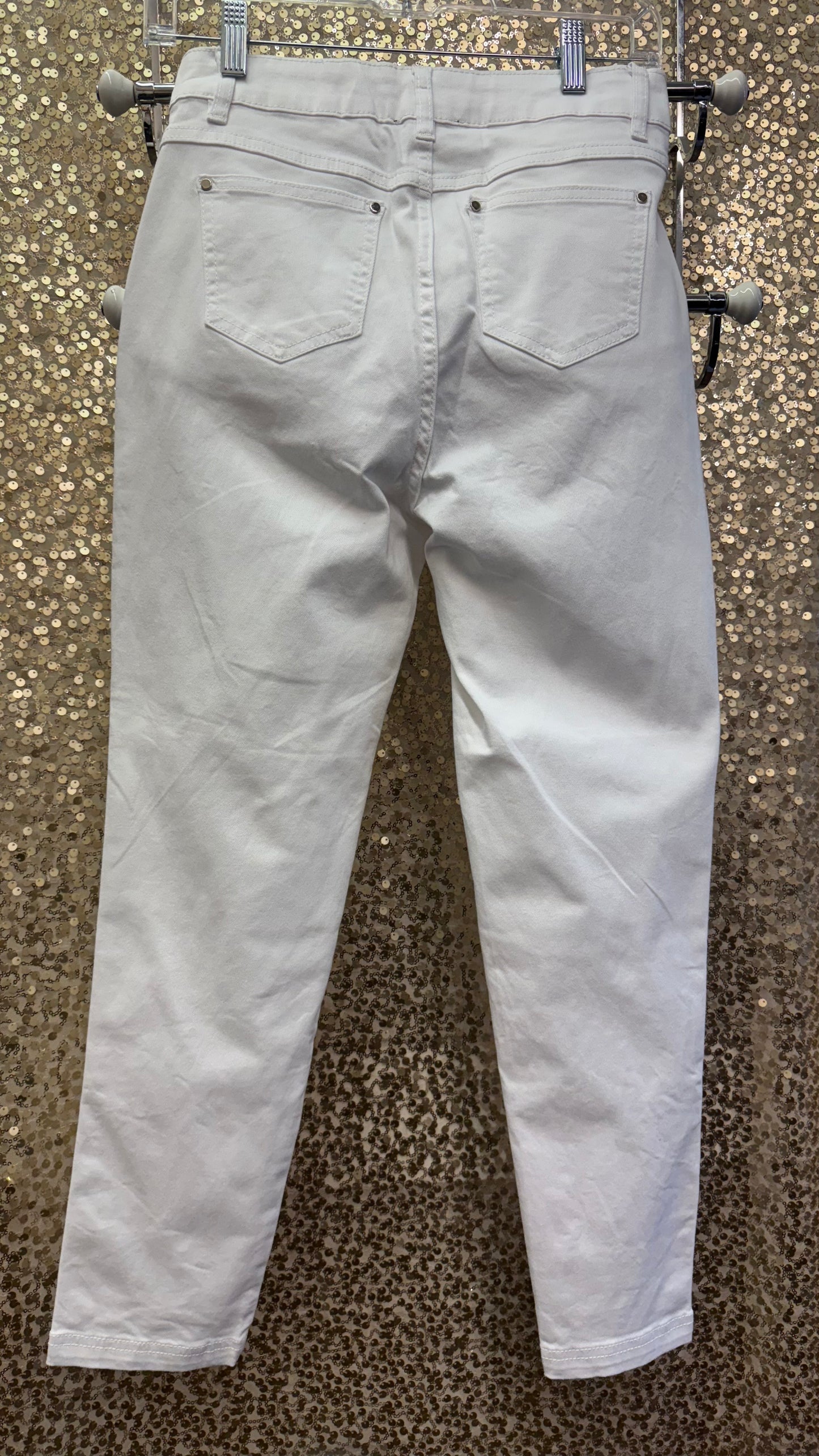 ORLY OFFWHITE JEAN SPLIT BOTTOM W/STUDS
