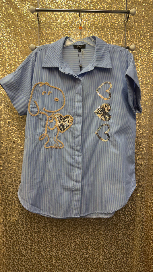 ORLY SNOOPY LOVE BLOUSE