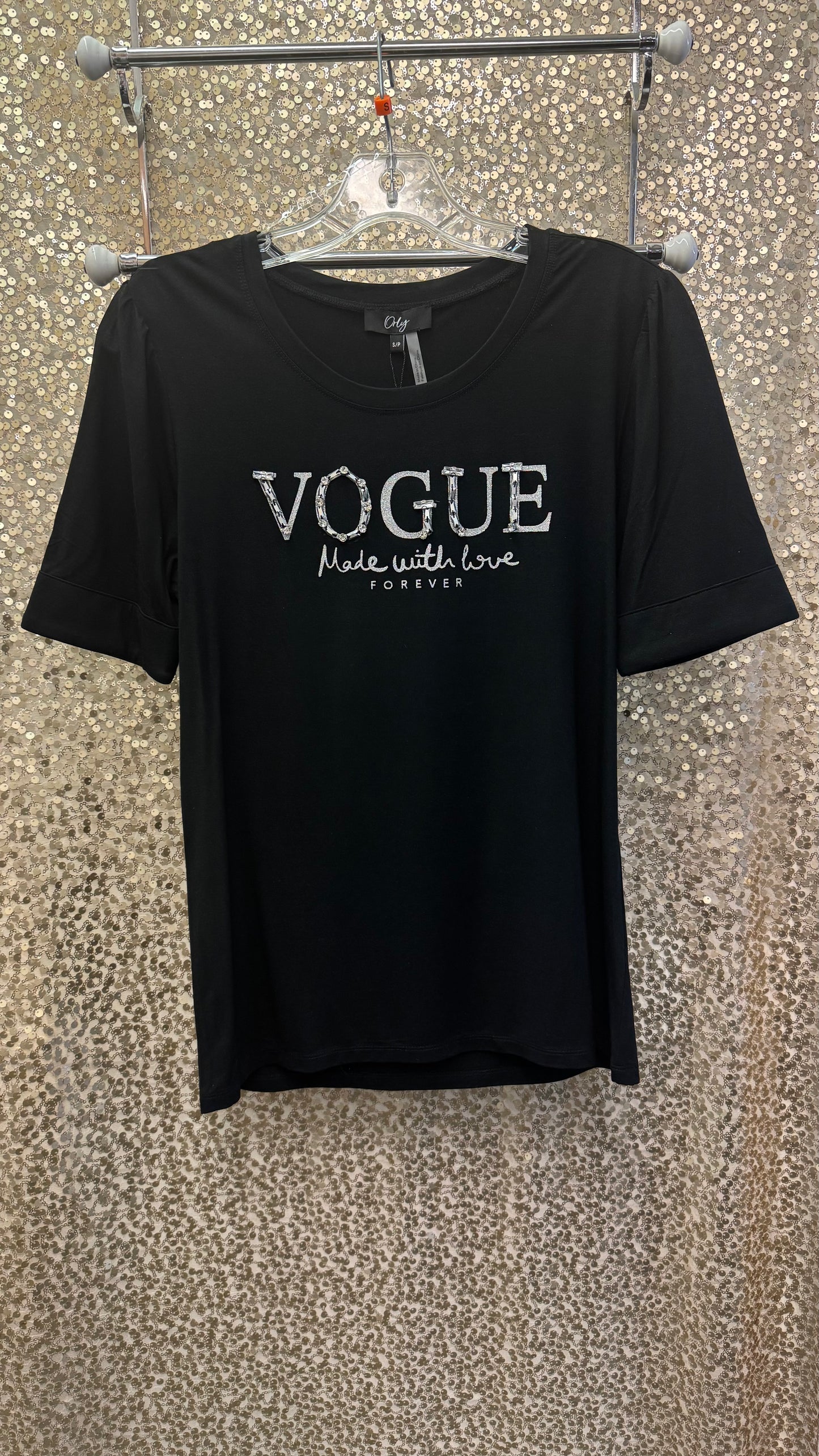 ORLY RHINESTONE VOGUE TOP