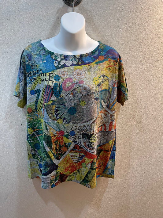INOAH SUNCATCHER SHORT SLEEVE TOP