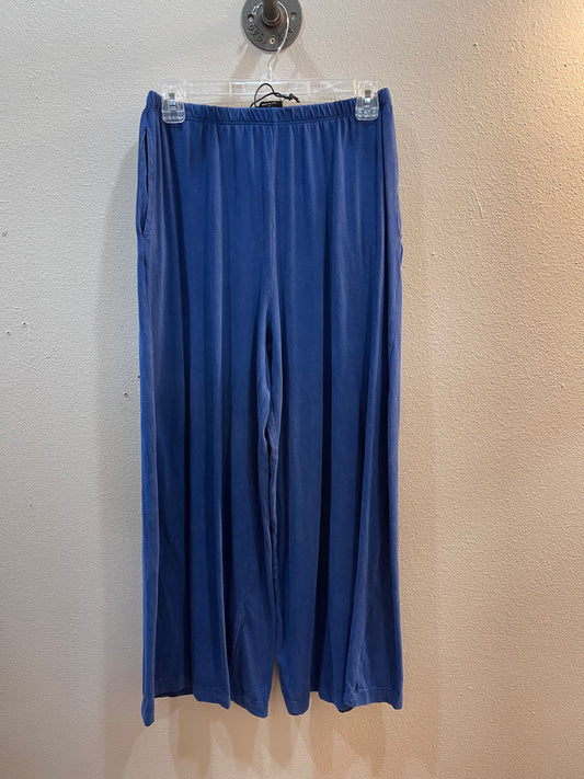 DOODLES BY INOAH DENIM WIDE LEG PANT ELASTIC WAIST
