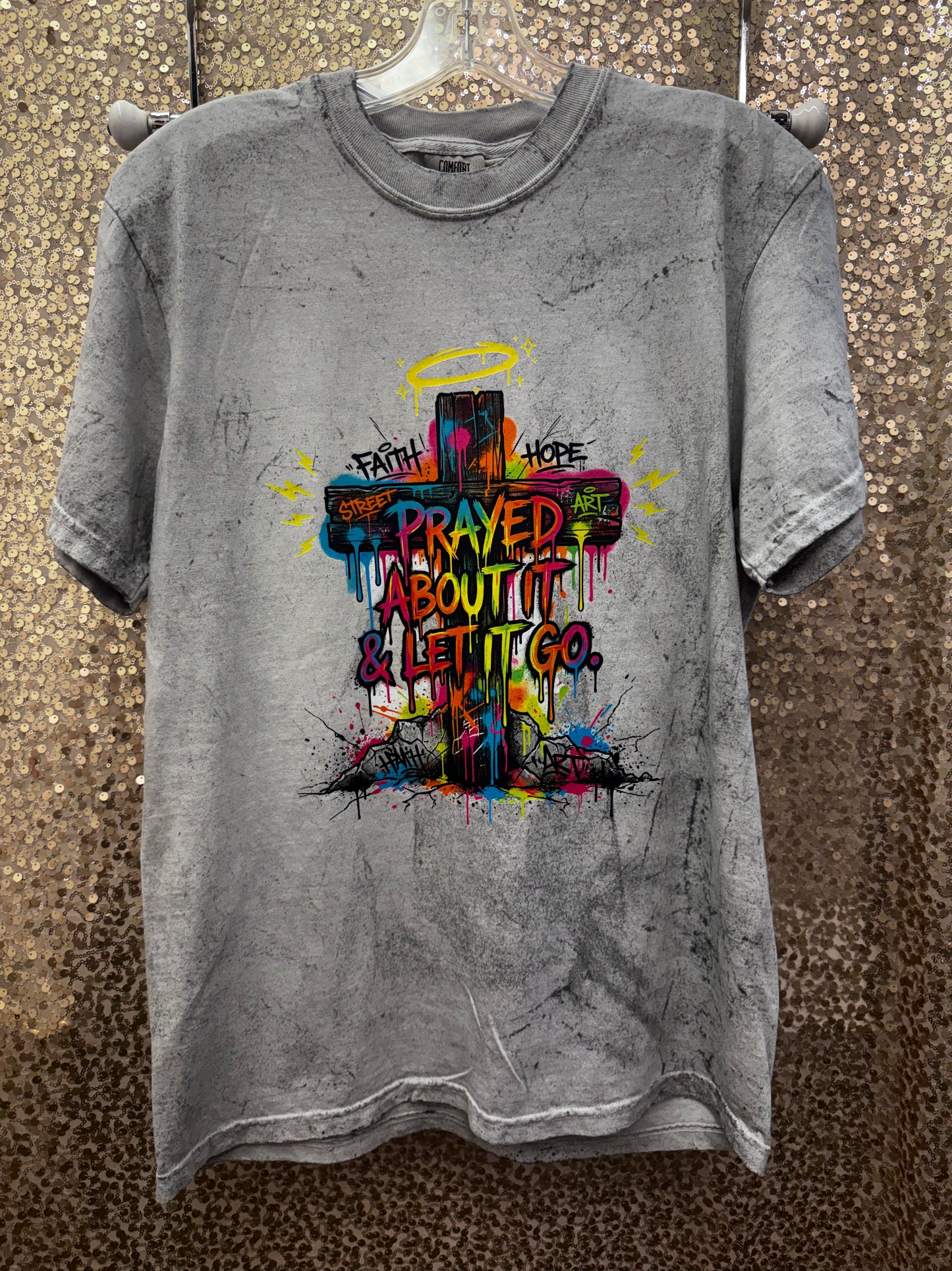 PRAYED ABOUT IT & LET IT GO CUSTOM TEE