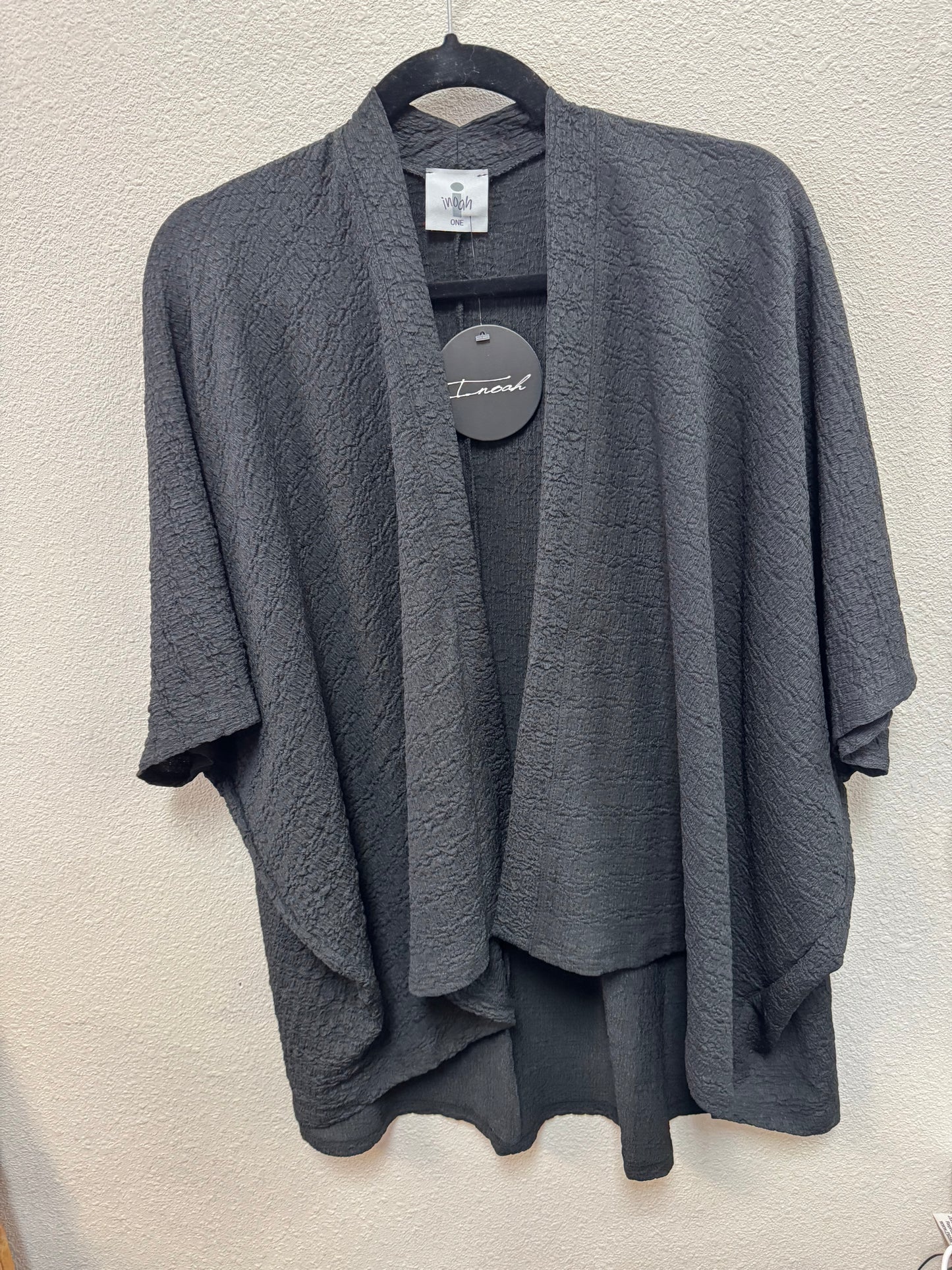 INOAH BLACK O/S CARDIGAN