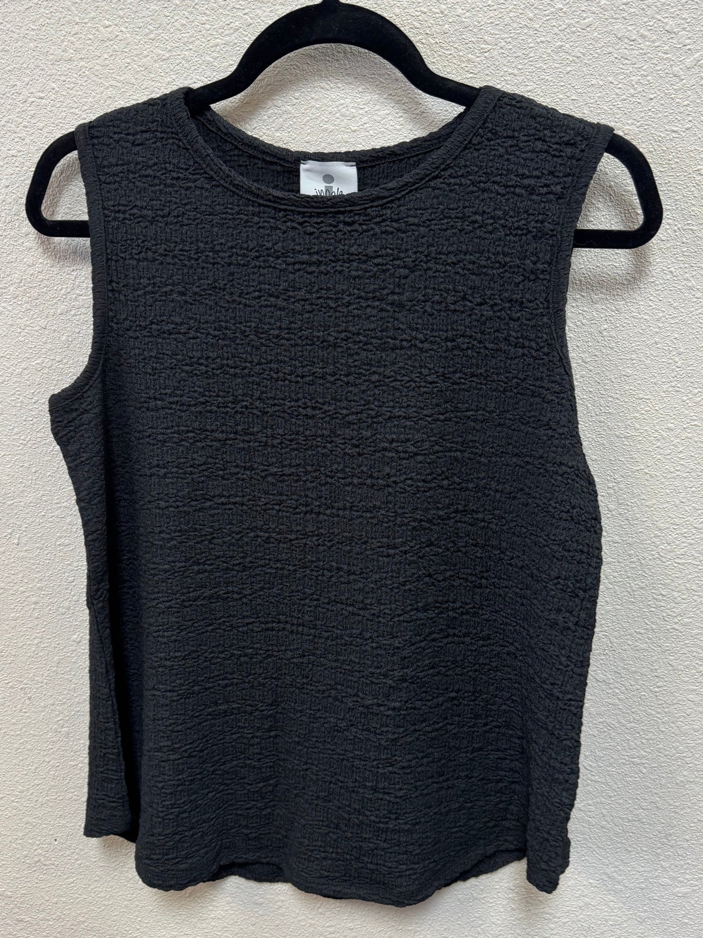 INOAH BLACK CREW NECK TANK