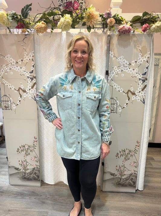 Gabriella Denim Oversized Jacket