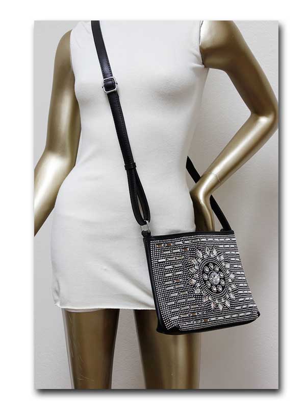 PETRA 2 JEWELED CROSSBODY