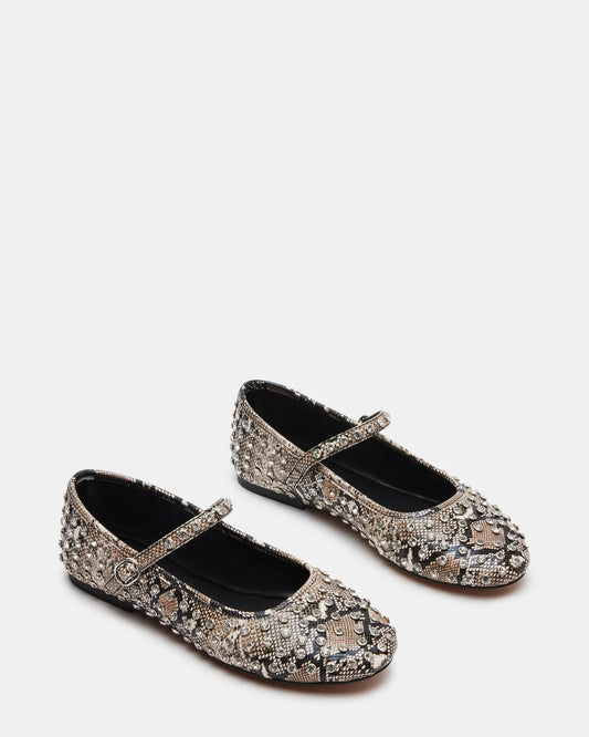 VINETTA RHINESTONE BALLET FLAT