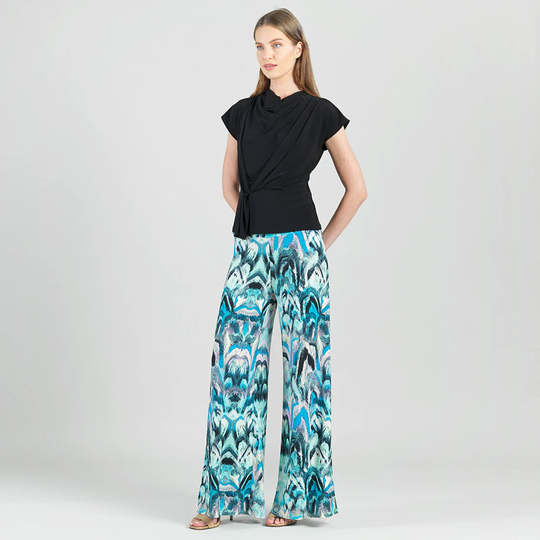 CSW DRAPE NECK TOP W/ LOOP
