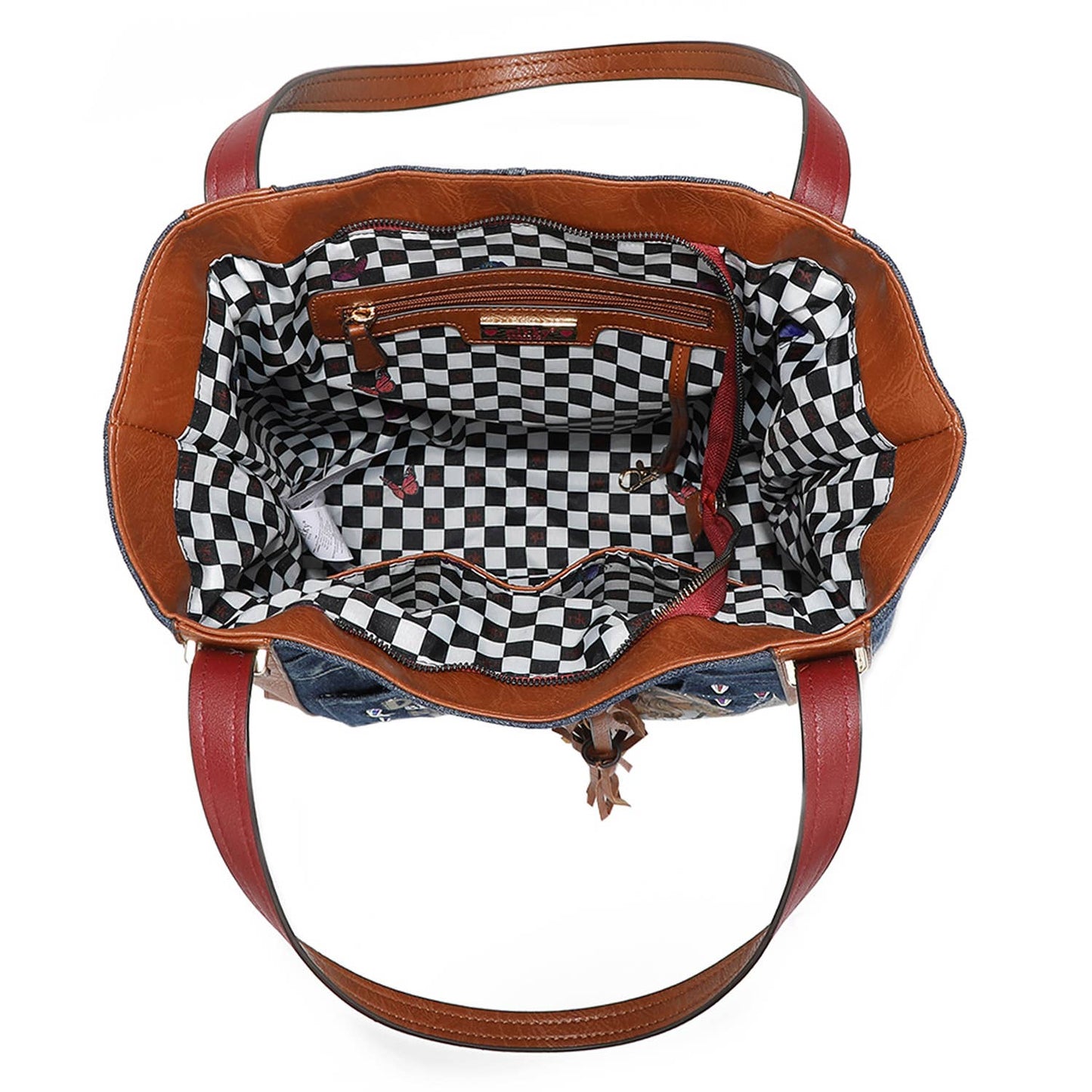 NICOLE LEE DREAMER DENIM SHOULDER BAG