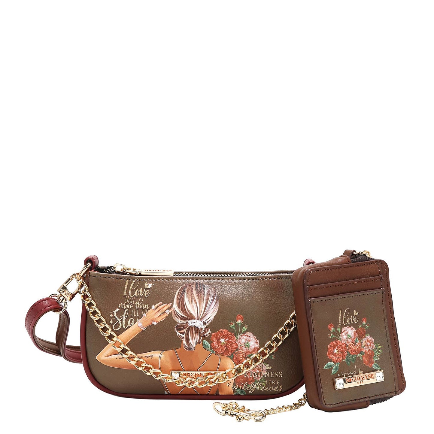 NICOLE LEE 2 PIECE GIFT SET (Crossbody & Wallet)