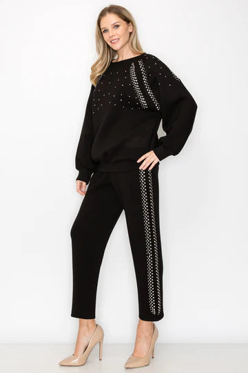 FREDERICKA TOP W/ STUDS