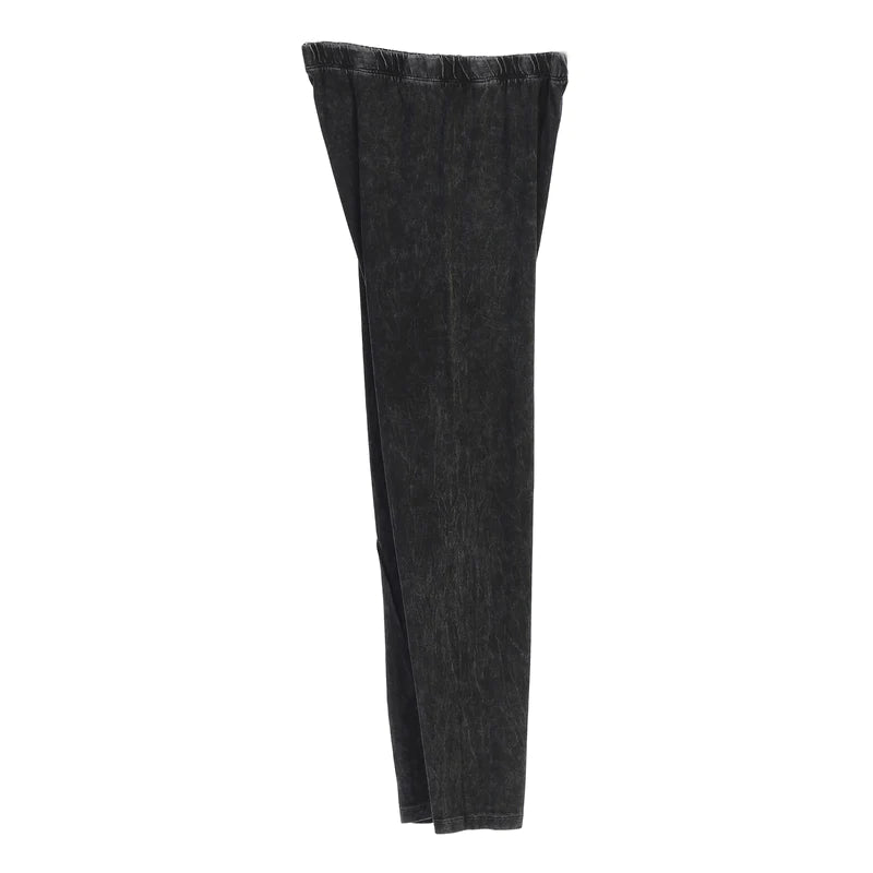 MINERAL WASH LEGGING PANT BLACK