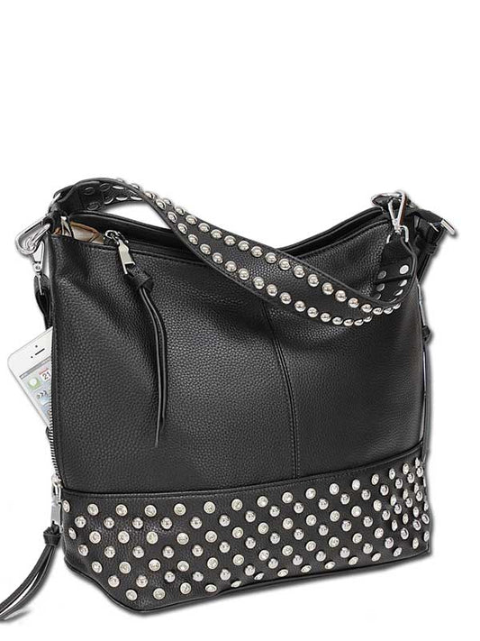 CHIQUE STUDDED HOBO